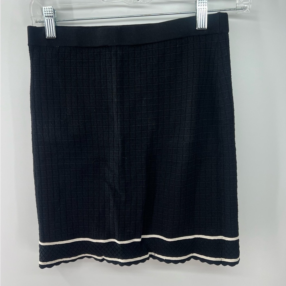House of Harlow 1960 black knit polo matching set with crop top and skirt small - Picture 6 of 13